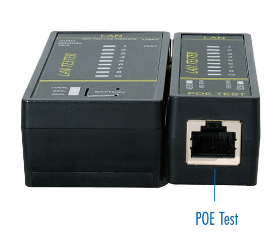 Naar omschrijving van WZ0080 - Cable Tester LANtest & PoE Finder with magnet & lighting