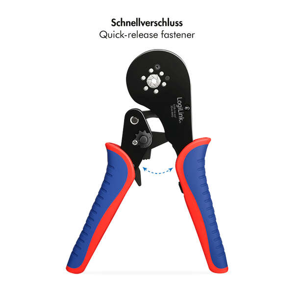Naar omschrijving van WZ0083 - Self-adjusting crimping pliers for wire ferrules 0.08 - 16 mm²